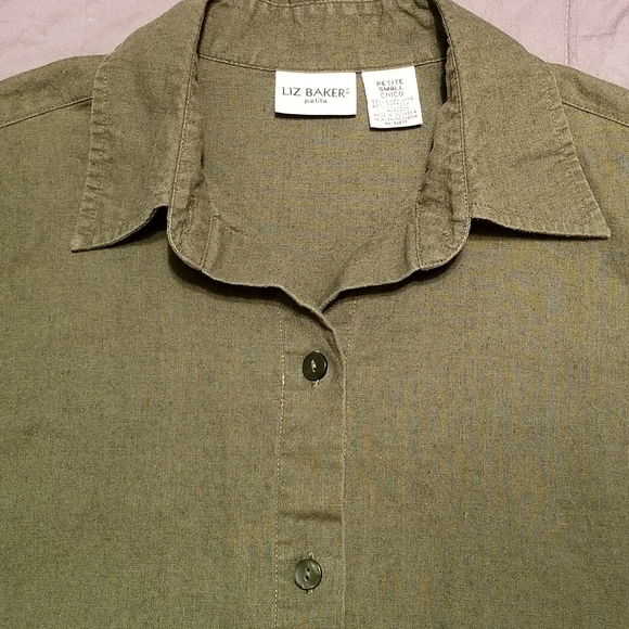 2/$24 Linen/Cotton Blouse! - Picture 6 of 7